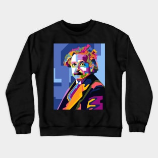 Albert Einstein Cubism WPAP Crewneck Sweatshirt